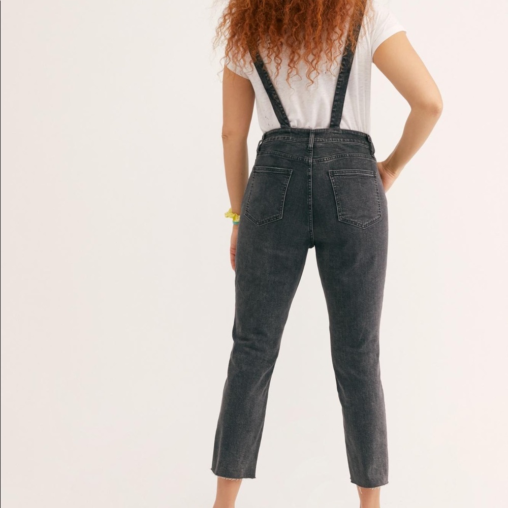 NWOT - Free People Skinny Contour Overalls - Picture 2 of 2
